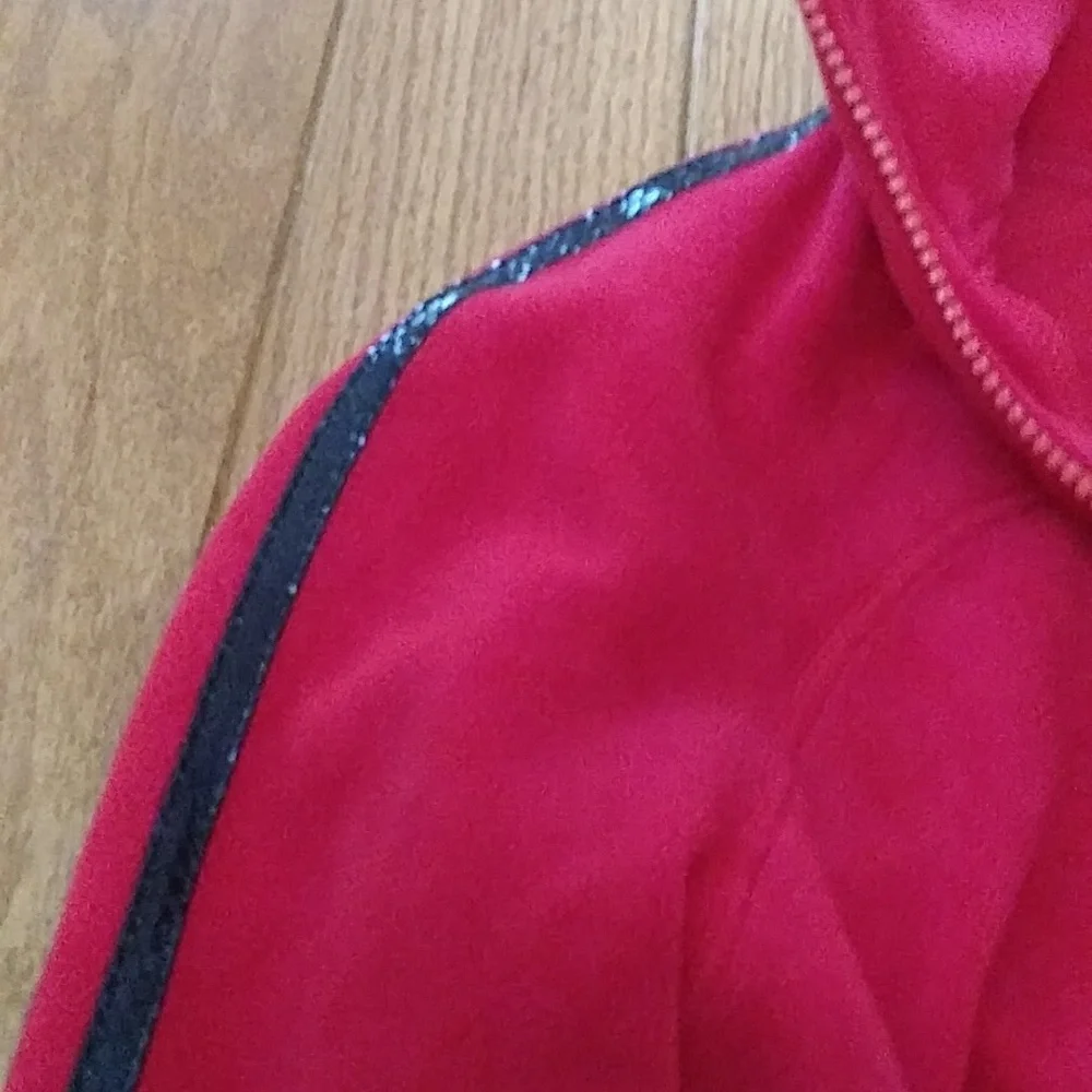BEBE Sport Two Piece Sweat Suit, Women size M, Red - Picture 4 of 10